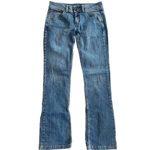 Vintage LEVIs JEANS Slim Fit rare button Bell WPL 423 Y2k juniors 7 low rise